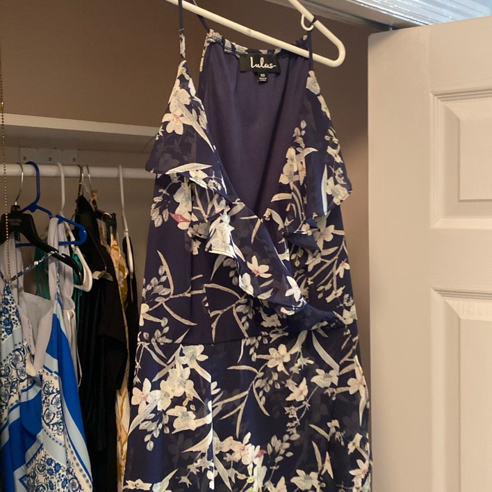 XS floral wrap dress